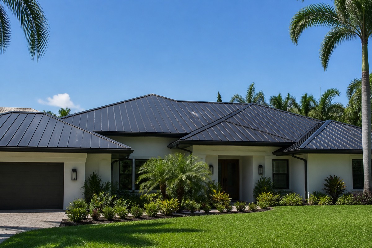 Metal roof in the heat in Zephyrhills
